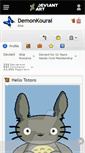 Mobile Screenshot of demonkourai.deviantart.com