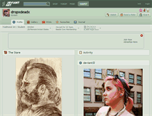 Tablet Screenshot of dropxdeadx.deviantart.com
