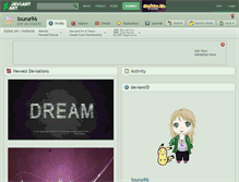 Tablet Screenshot of louna96.deviantart.com