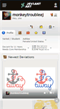 Mobile Screenshot of monkeytroubleaj.deviantart.com