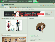 Tablet Screenshot of akida411searcher.deviantart.com