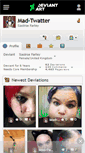 Mobile Screenshot of mad-twatter.deviantart.com