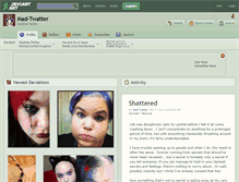 Tablet Screenshot of mad-twatter.deviantart.com