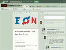 Tablet Screenshot of globalbattleunion.deviantart.com