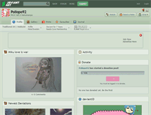 Tablet Screenshot of poliopo92.deviantart.com