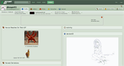 Desktop Screenshot of dhream93.deviantart.com