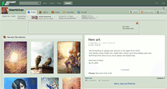 Desktop Screenshot of moemichan.deviantart.com