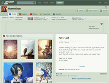 Tablet Screenshot of moemichan.deviantart.com