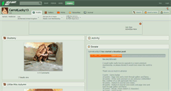 Desktop Screenshot of carrotlucky13.deviantart.com