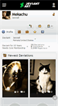 Mobile Screenshot of mekachu.deviantart.com