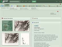 Tablet Screenshot of nodduh.deviantart.com