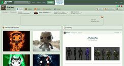 Desktop Screenshot of dracine.deviantart.com