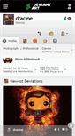 Mobile Screenshot of dracine.deviantart.com