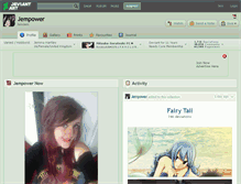 Tablet Screenshot of jempower.deviantart.com