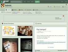 Tablet Screenshot of ilustrarte.deviantart.com