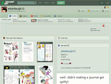 Tablet Screenshot of elixirxsczjx13.deviantart.com