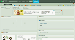 Desktop Screenshot of amy-sampson.deviantart.com