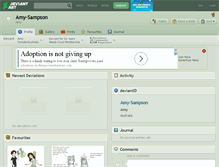 Tablet Screenshot of amy-sampson.deviantart.com