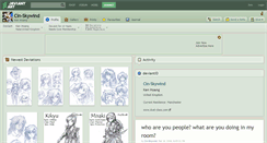 Desktop Screenshot of cin-skywind.deviantart.com