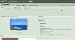 Desktop Screenshot of ellemenno.deviantart.com