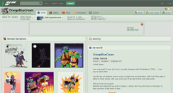 Desktop Screenshot of orangebluecream.deviantart.com
