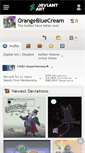 Mobile Screenshot of orangebluecream.deviantart.com