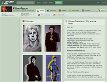 Tablet Screenshot of fillion-fans.deviantart.com