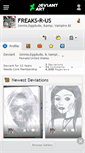 Mobile Screenshot of freaks-r-us.deviantart.com