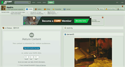 Desktop Screenshot of madrin.deviantart.com