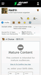 Mobile Screenshot of madrin.deviantart.com
