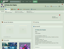 Tablet Screenshot of el-pollo-del-diablo.deviantart.com