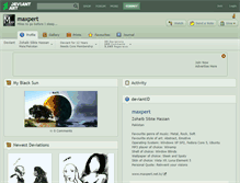 Tablet Screenshot of maxpert.deviantart.com