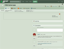 Tablet Screenshot of chibi-lemon-pop.deviantart.com