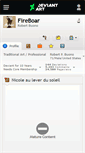 Mobile Screenshot of fireboar.deviantart.com