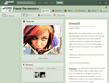Tablet Screenshot of freeze-the-moment.deviantart.com