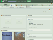 Tablet Screenshot of bottes.deviantart.com