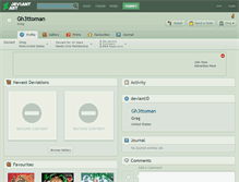 Tablet Screenshot of gh3ttoman.deviantart.com