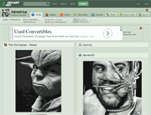 Tablet Screenshot of 3dmetrius.deviantart.com