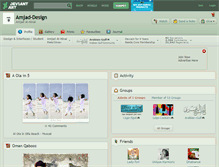 Tablet Screenshot of amjad-design.deviantart.com