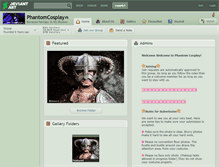 Tablet Screenshot of phantomcosplay.deviantart.com