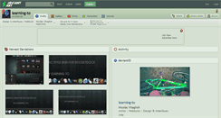 Desktop Screenshot of learning-to.deviantart.com