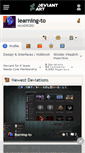 Mobile Screenshot of learning-to.deviantart.com
