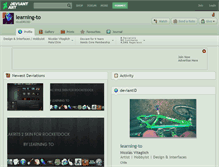 Tablet Screenshot of learning-to.deviantart.com