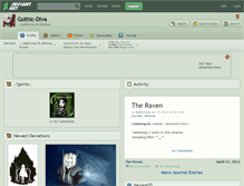 Tablet Screenshot of gothic-diva.deviantart.com