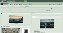 Desktop Screenshot of memoriale.deviantart.com
