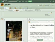 Tablet Screenshot of luisbroken.deviantart.com