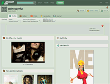 Tablet Screenshot of dziewczynka.deviantart.com
