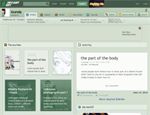 Tablet Screenshot of lounda.deviantart.com