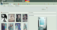 Desktop Screenshot of hilaryjaneli.deviantart.com