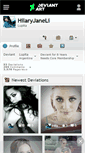 Mobile Screenshot of hilaryjaneli.deviantart.com
